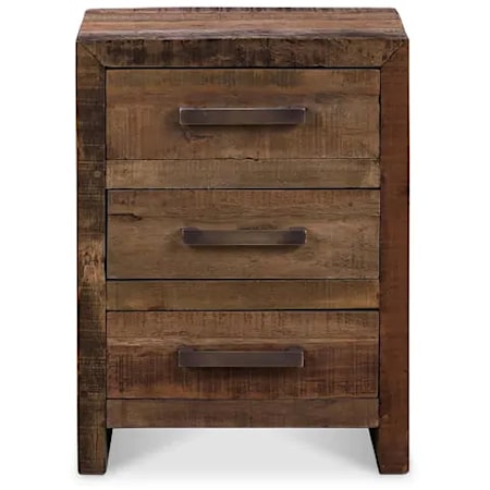 Tuscan 3 Drawer End Table