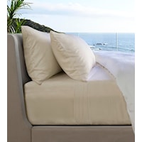 Set of Standard Resort Pillowcases-Coconut