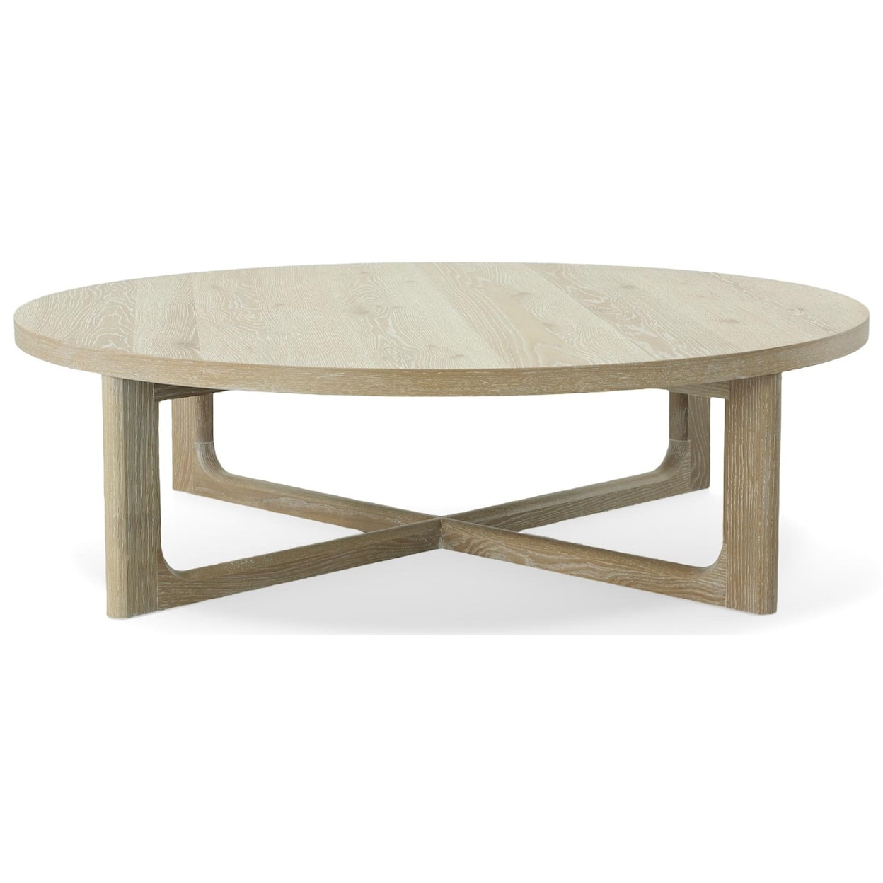 Bassett Benchmade Occasional-Reston Round Cocktail Table