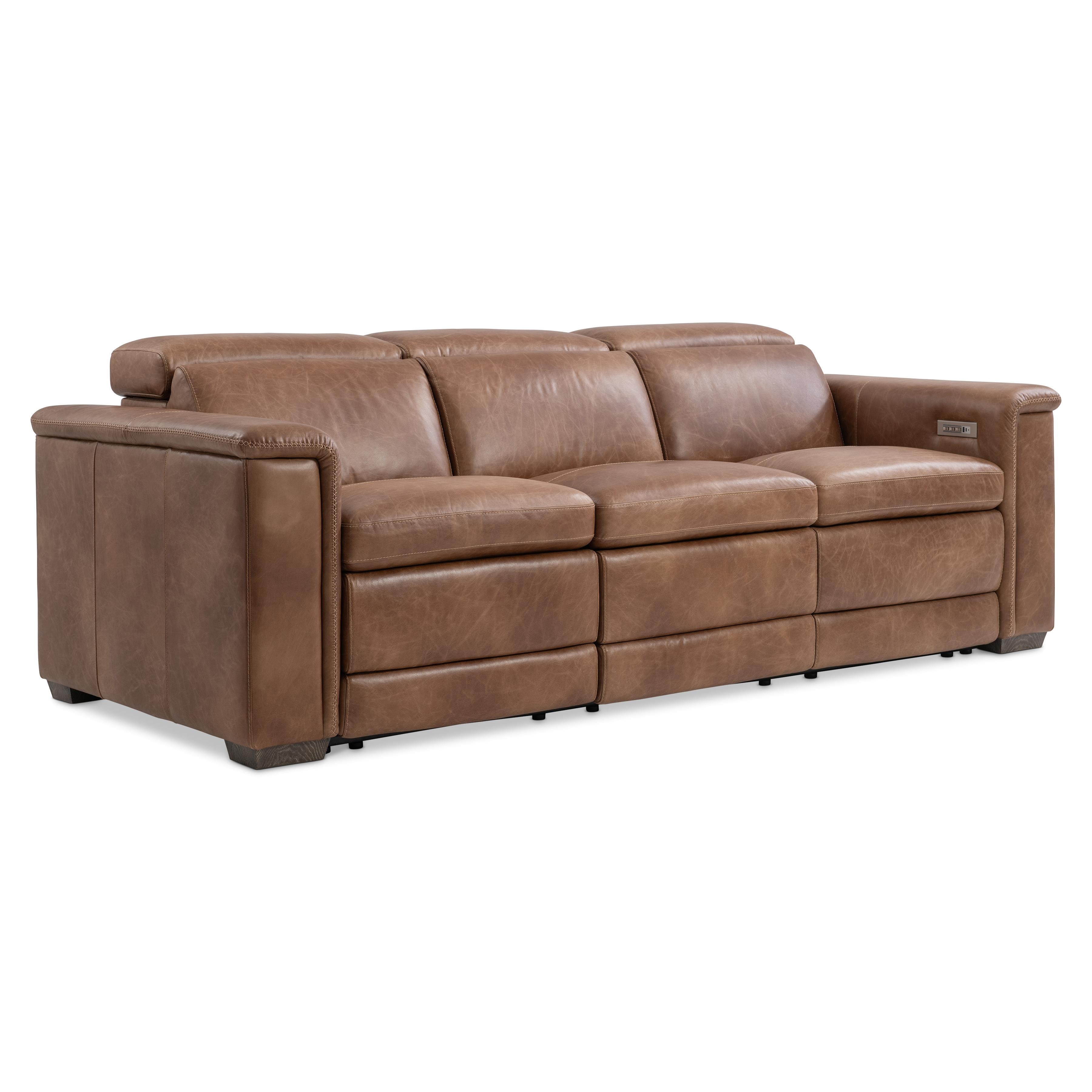 Bernhardt Lioni Contemporary Power Reclining Sofa