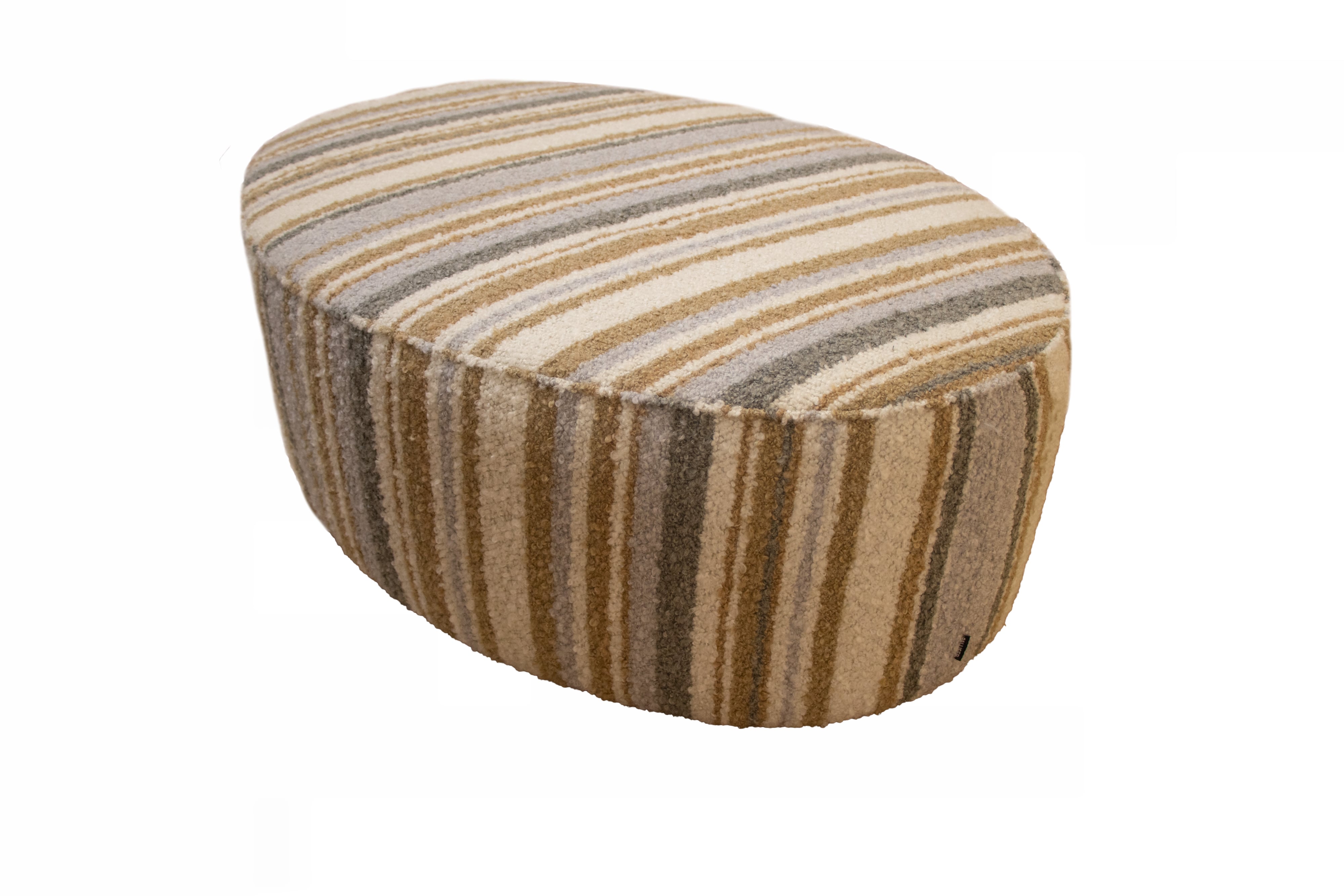 Oval Ottoman with 1&amp;quot; Rotables