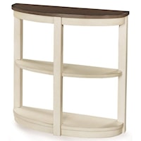 Demi Console in Two-Tone Stone/Harbor