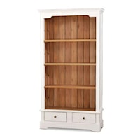 Manchester 2 Drawer Two-Tone Bookcase
