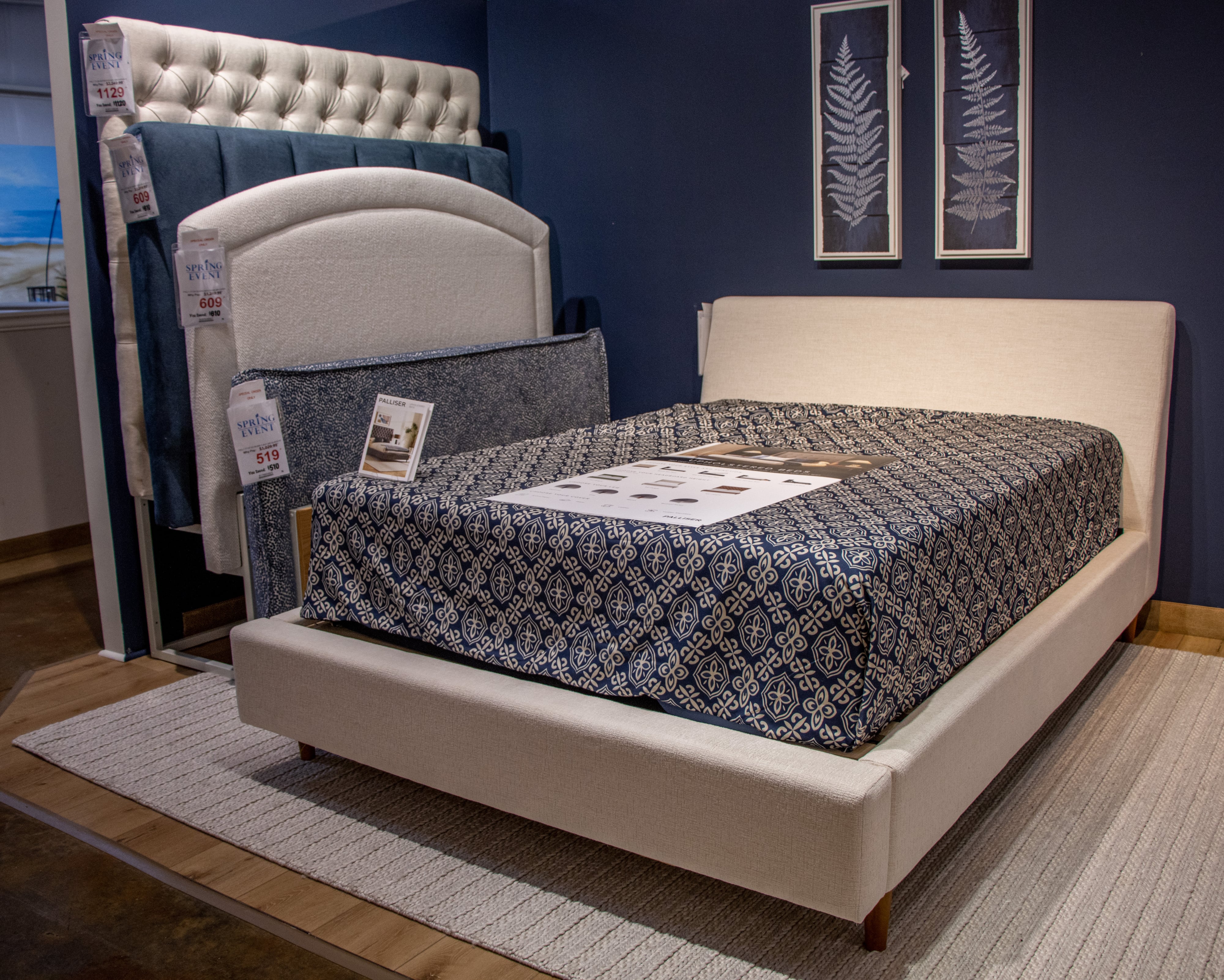 Customizable Queen Bed w/ Storage Footboard