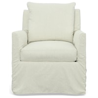 Slipcover Swivel Glider Chair