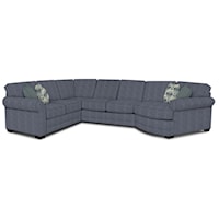 5 Seat Sectional Sofa with Cuddler