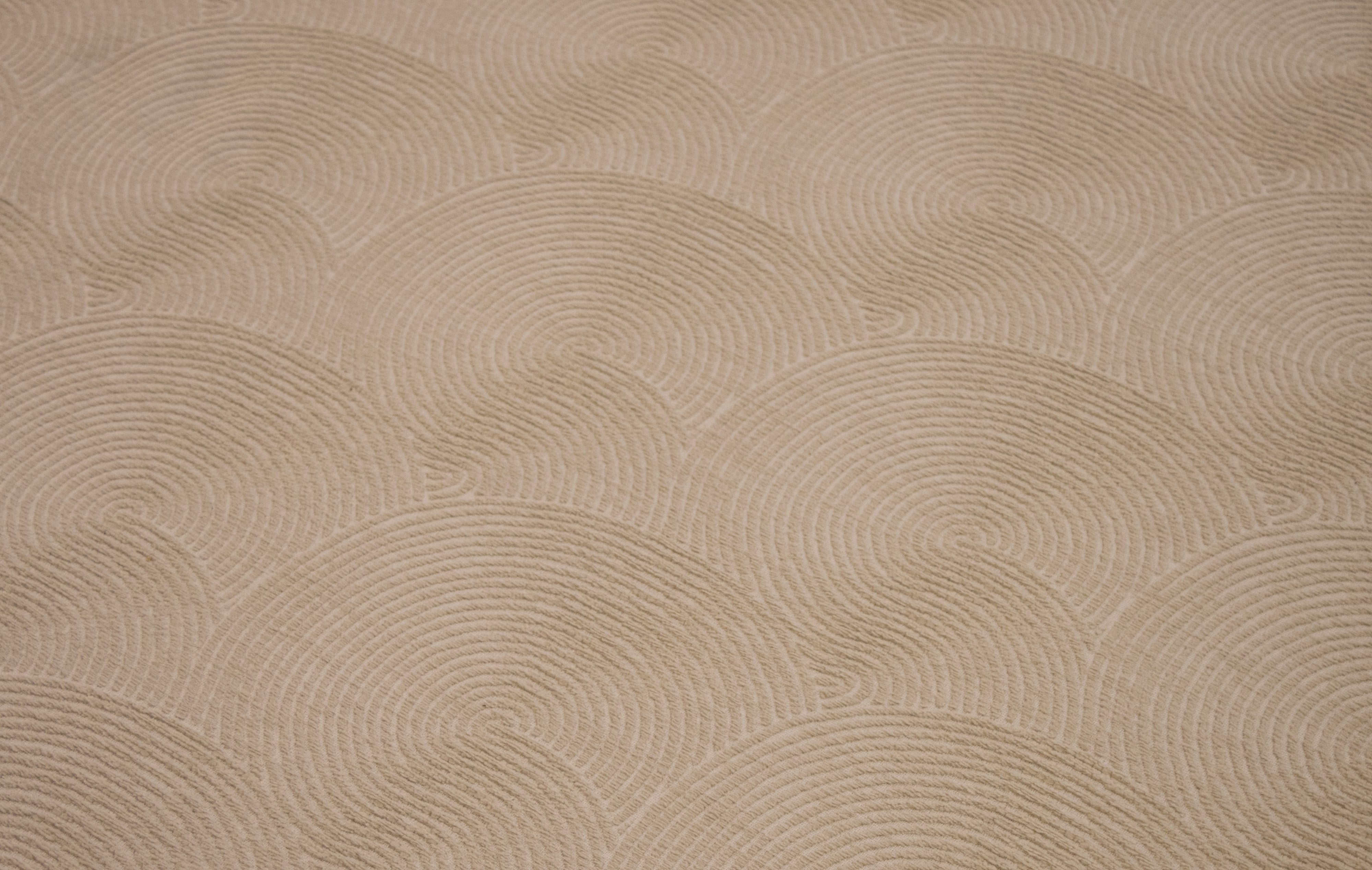 Large Round Ottoman with Casters