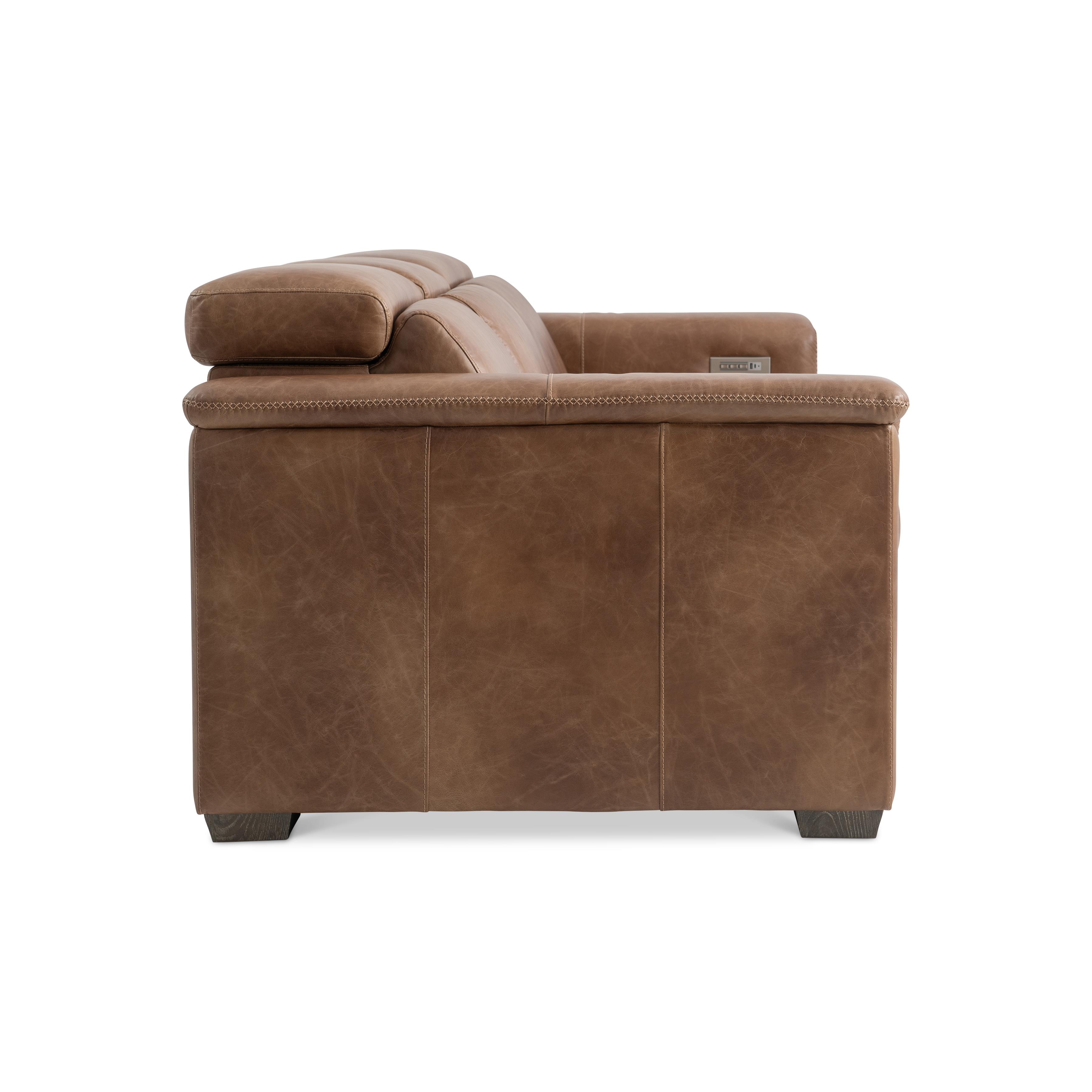 Bernhardt Lioni Contemporary Power Reclining Sofa