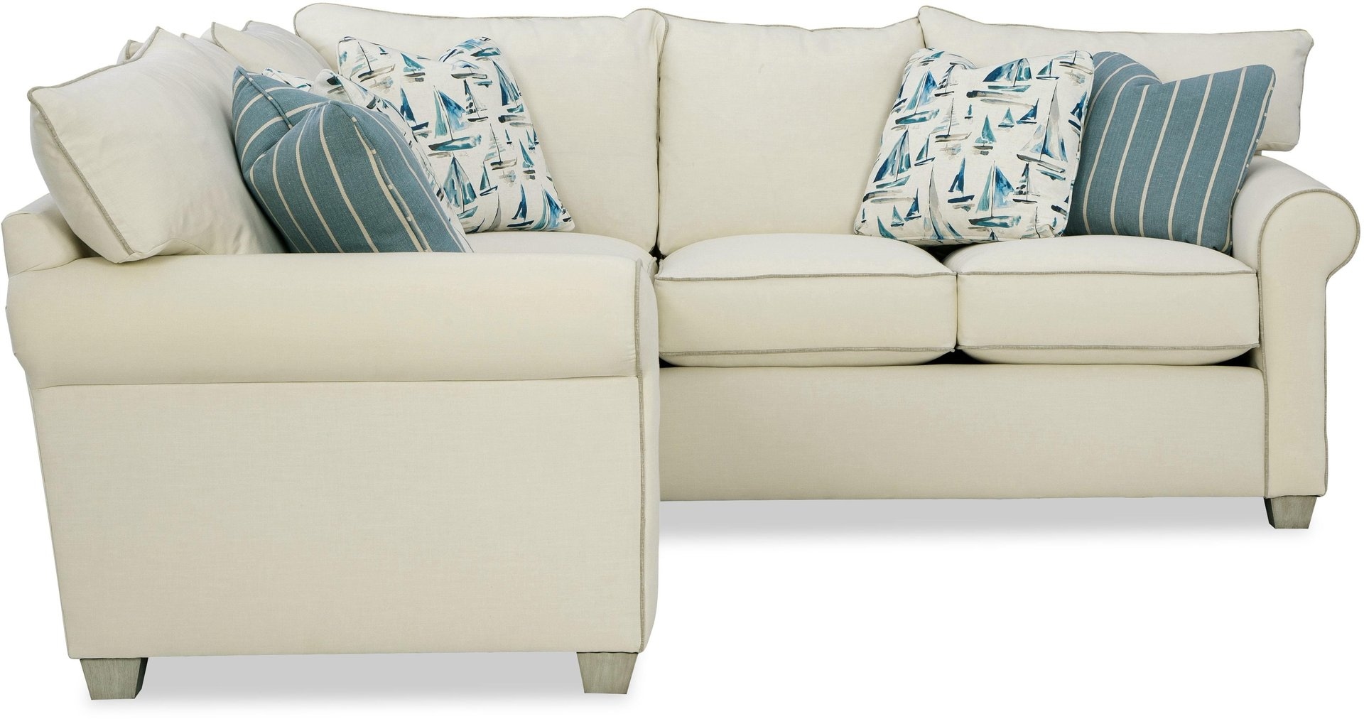 Casual Upholstered Sectional