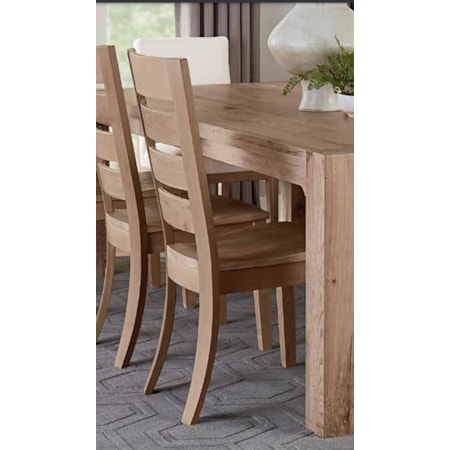 Horizontal Slat Side Chair