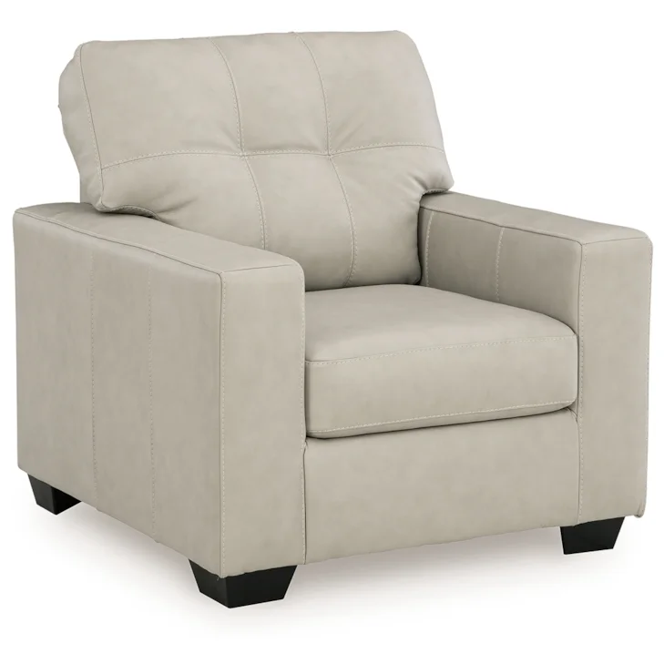 Upholstered Chair and Ottoman