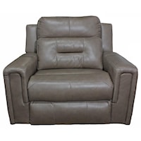 Contemporary Power Reclining Chair and a Half with Power Headrest