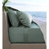 Cariloha Resort Bamboo Bed Sheets Queen Resort Bamboo Sheet in Ocean Mist