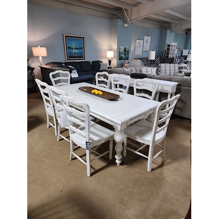 Madison 84" table & 8 Magnolia Side Chairs