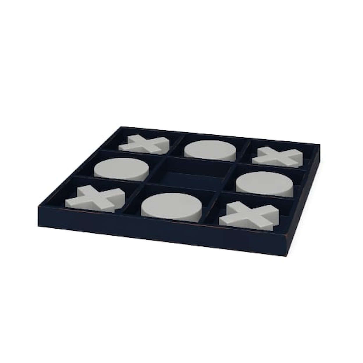 Bramble Accessories Wood Tic Tac Toe Tabletop Game