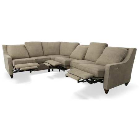 4 Piece Reclining Sectional