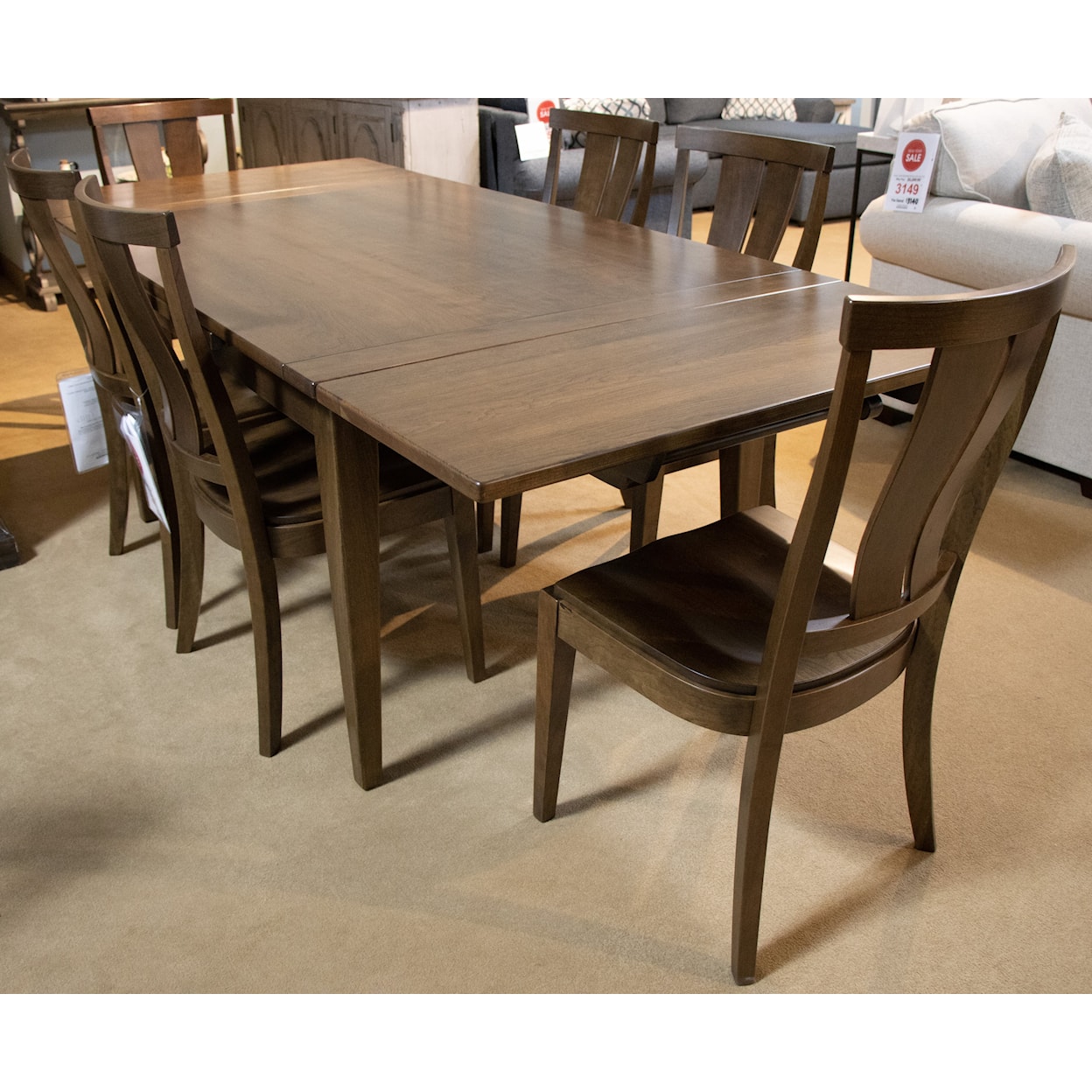 Zimmerman Chair Dining 7 PC Dining Set