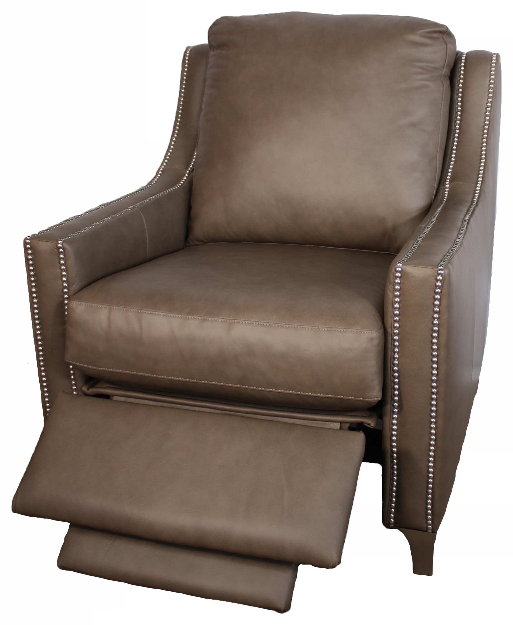 Bassett leather chair and ottoman hot sale