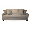 Bassett Carolina Carolina QN Sleeper Sofa w/ Thin Track Arms