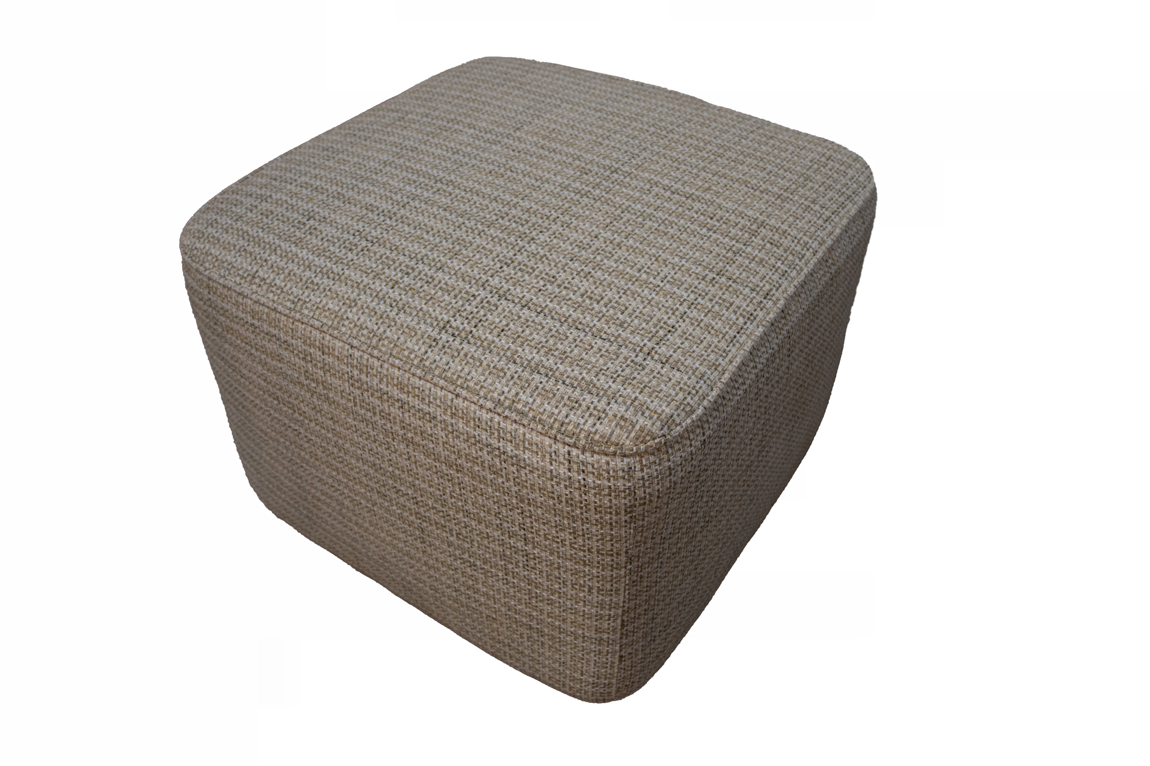 Small Square Ottoman with 1" Rotables