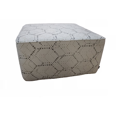 Medium Square Ottoman with 1" Rotables