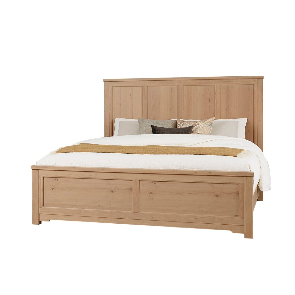 Vaughan Bassett Crafted Cherry - Bleached Ben's Six Panel Bed