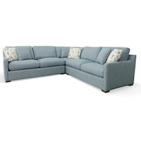 3 Piece Sectional with Track Arms