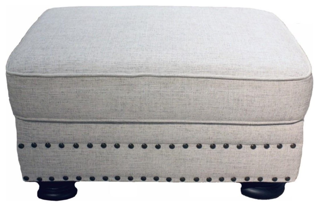 Upholstered Chair and Ottoman