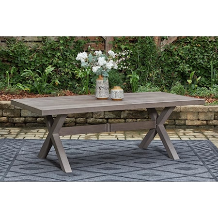 RECT Dining Table w/UMB OPT