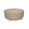 Palliser Mingle Large Round Ottoman with Casters