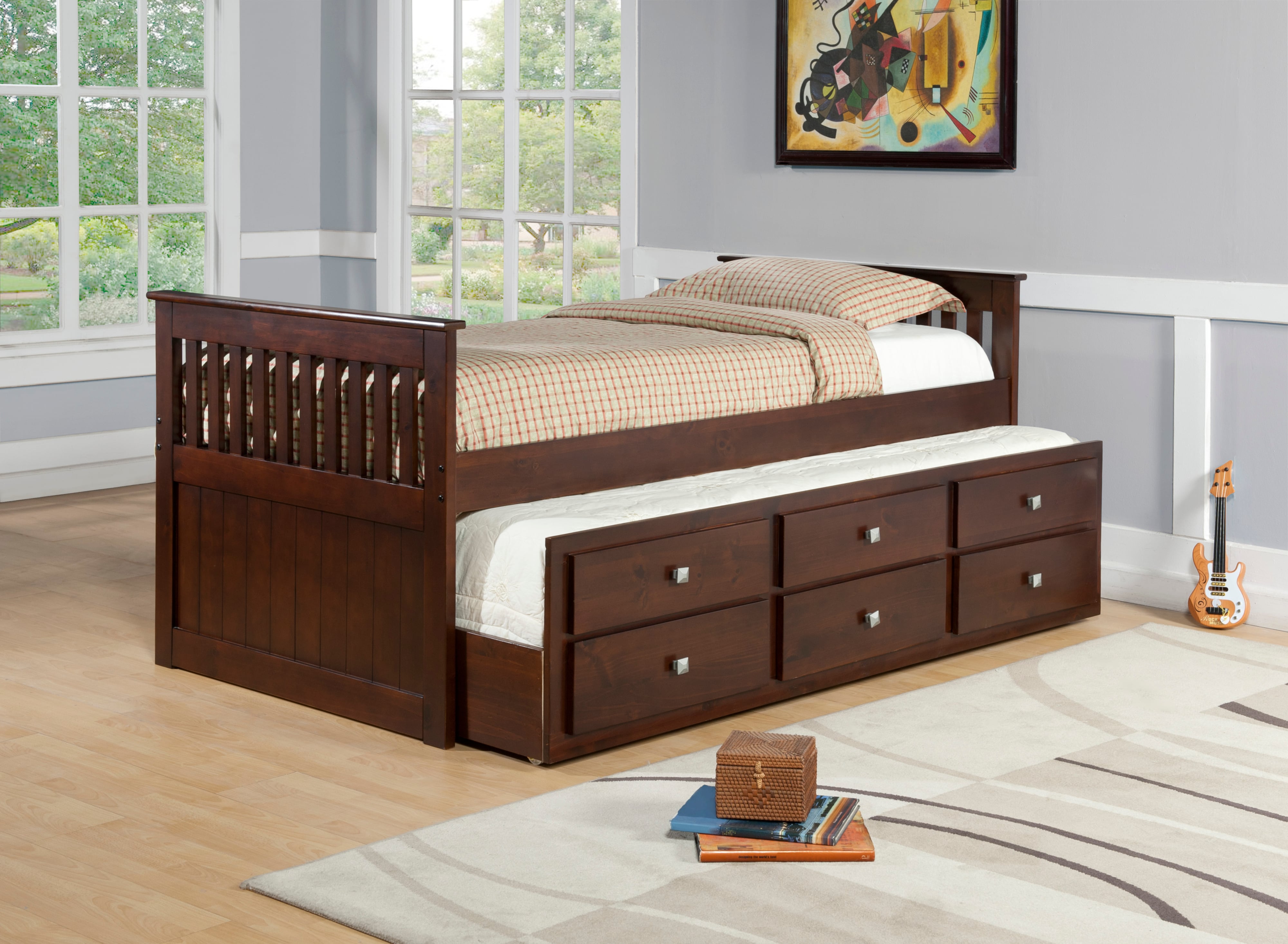 Twin Bed with Trundle