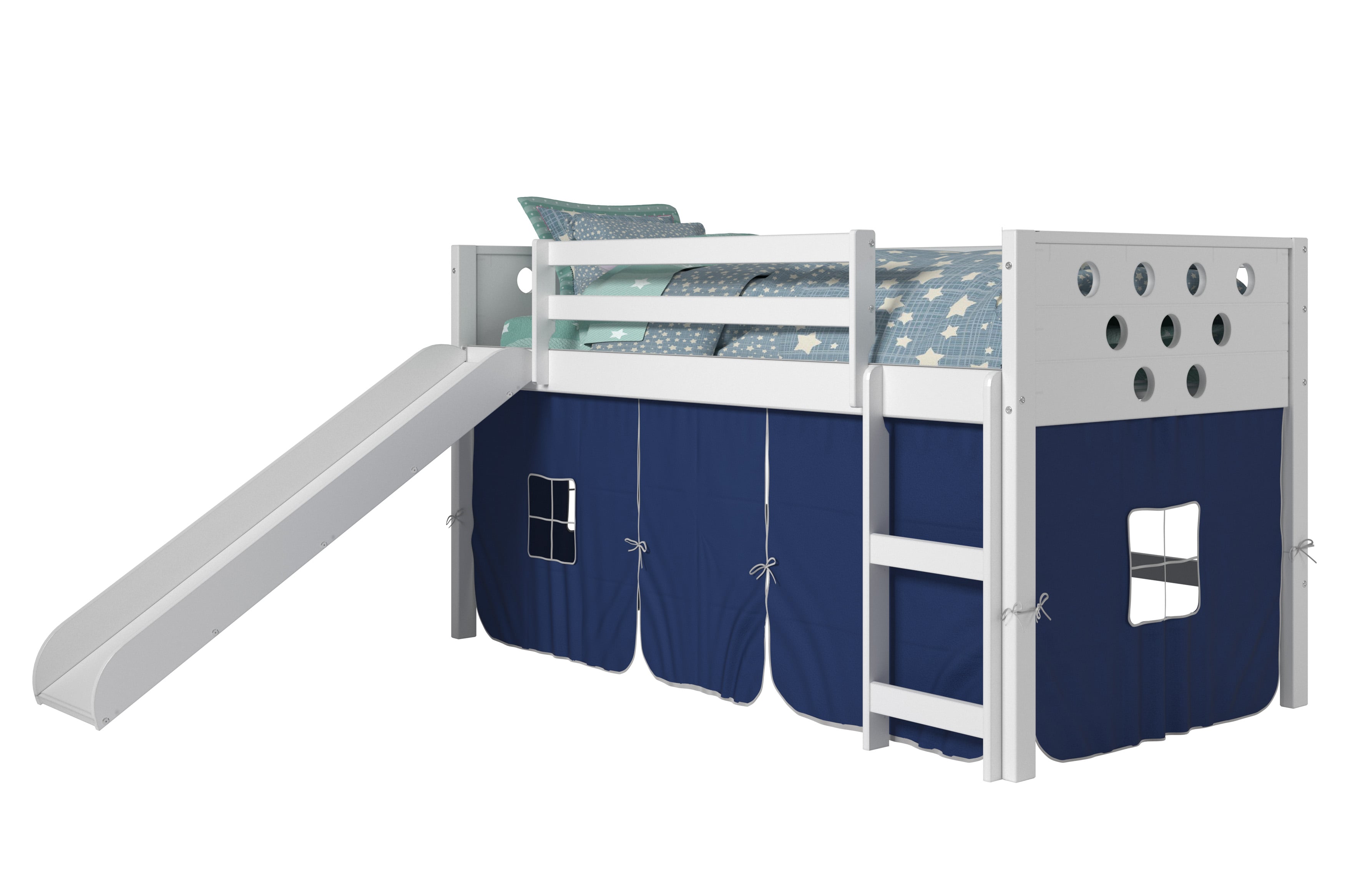 Twin Loft with Tent and Slide