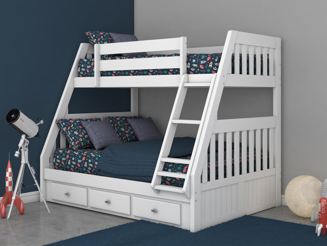 Twin/Full Bunk Bed