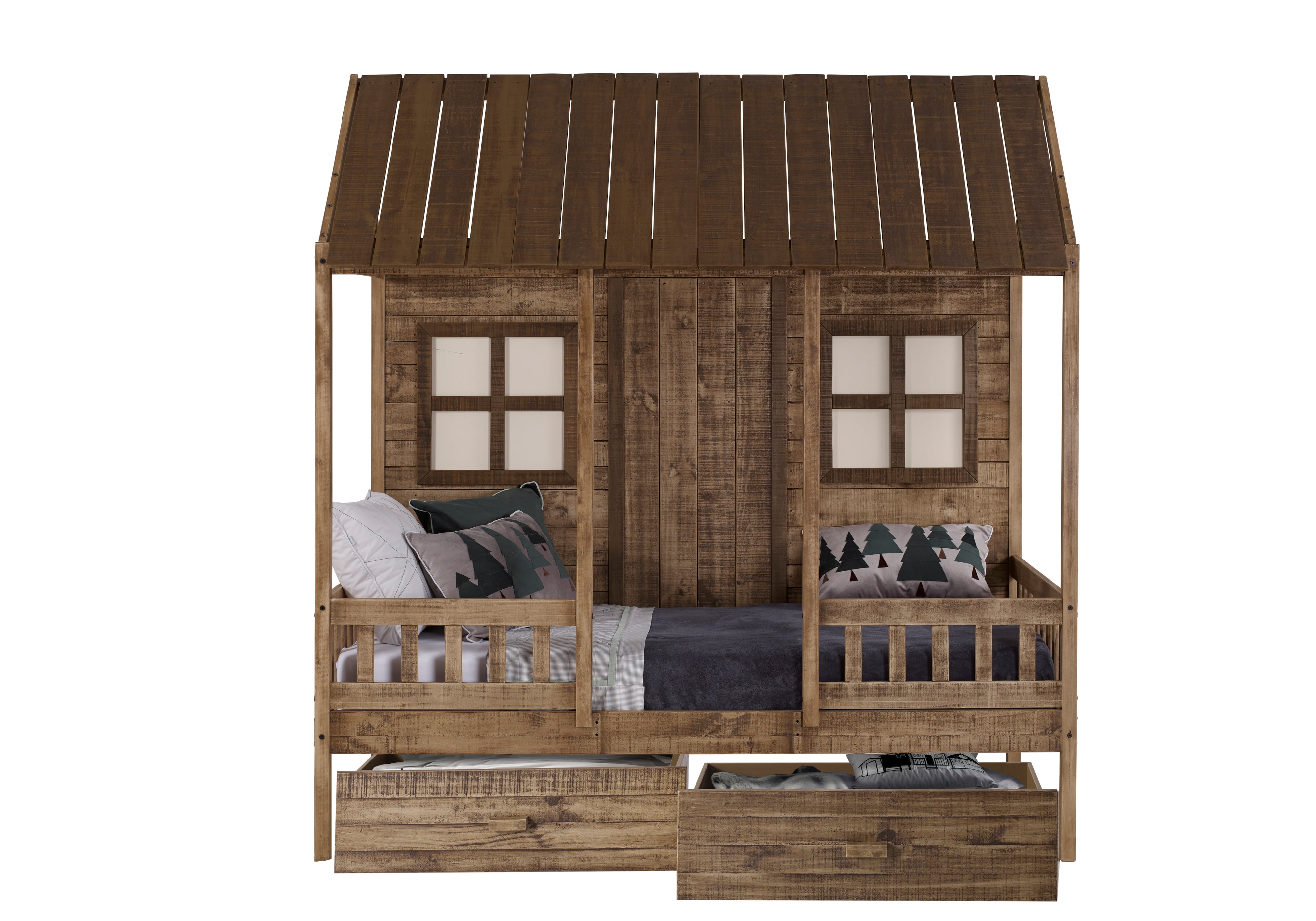 Loft Twin Bed with Drawers