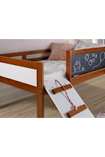 Donco Trading Co  Twin/Full Mission Bunkbed Cappuccino