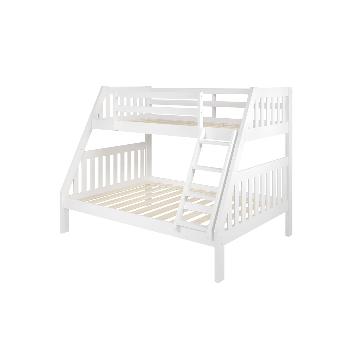 Donco Trading Co 1018 MISSION WHITE TWIN/FULL BUNK | BED