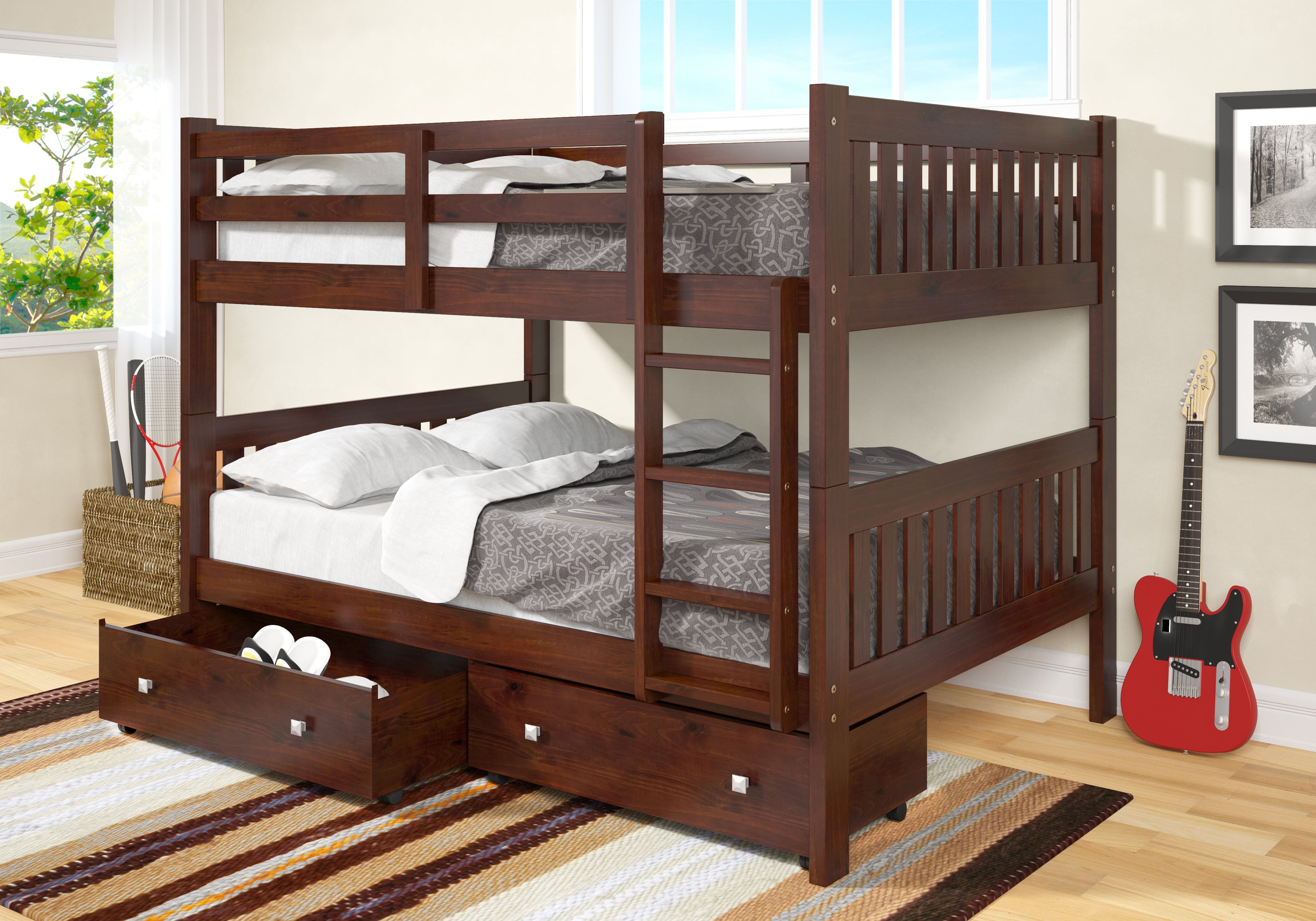 Full/Full Bunk Bed