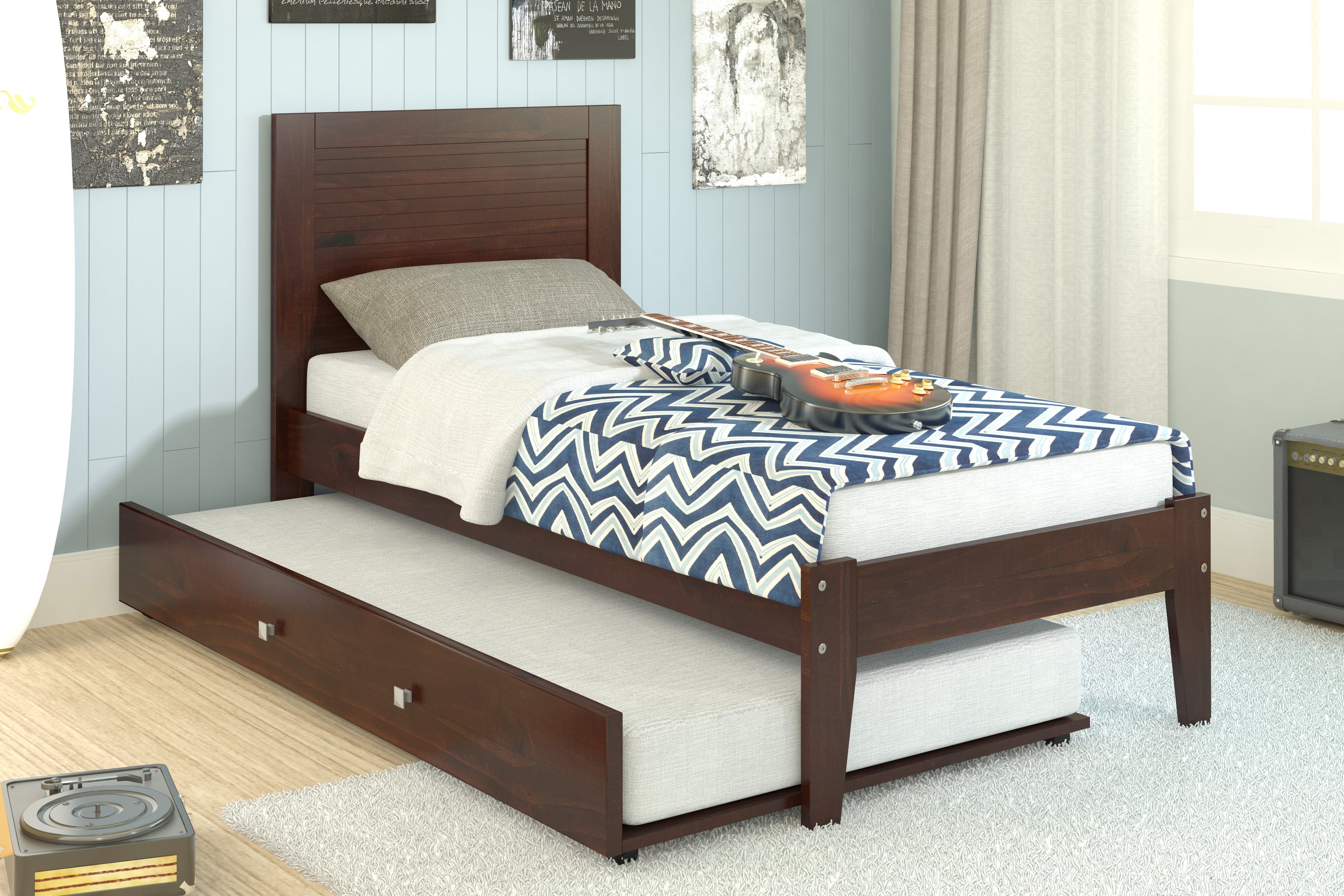 Twin Bed with Trundle