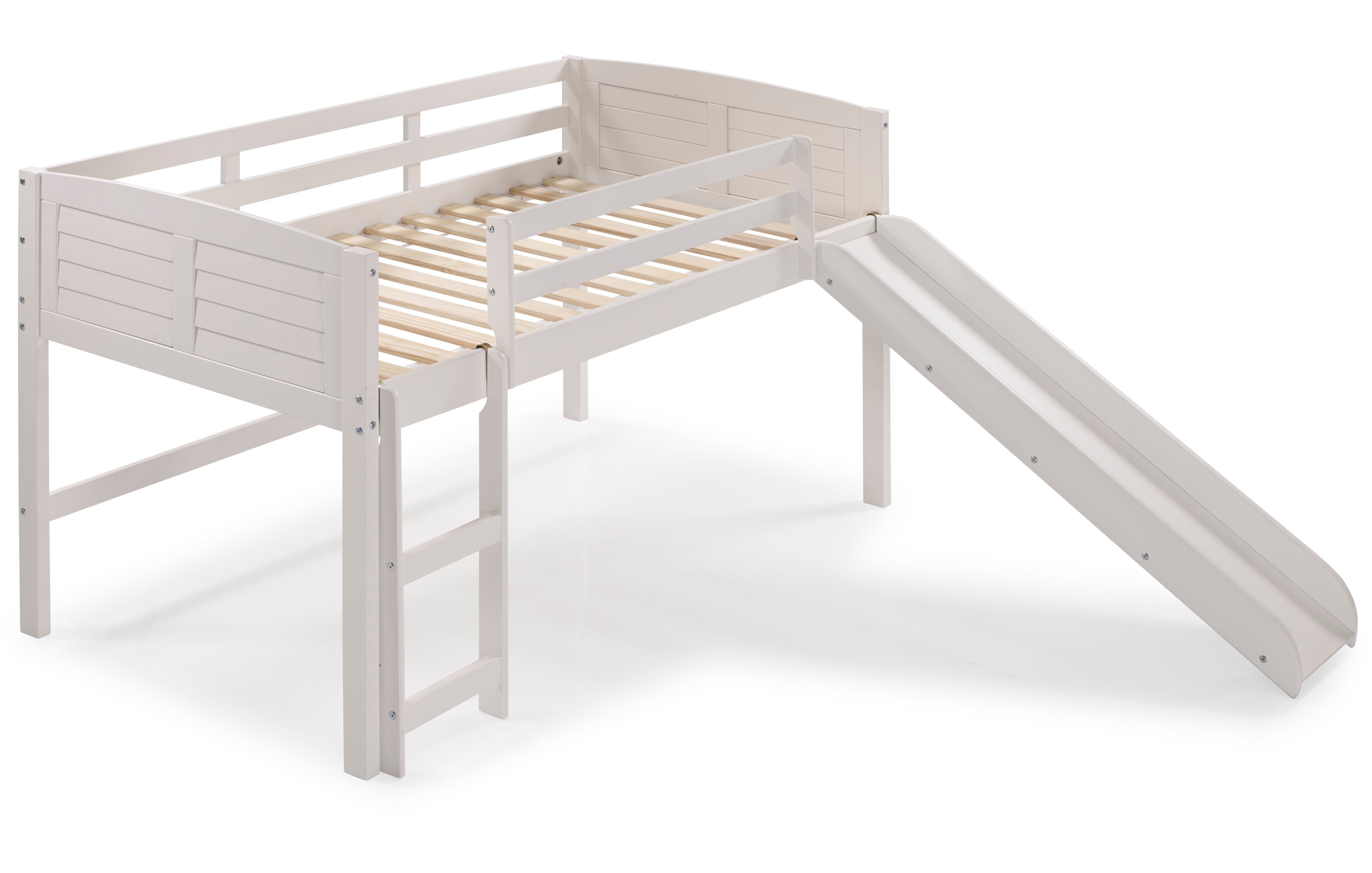 Twin Loft with Slide