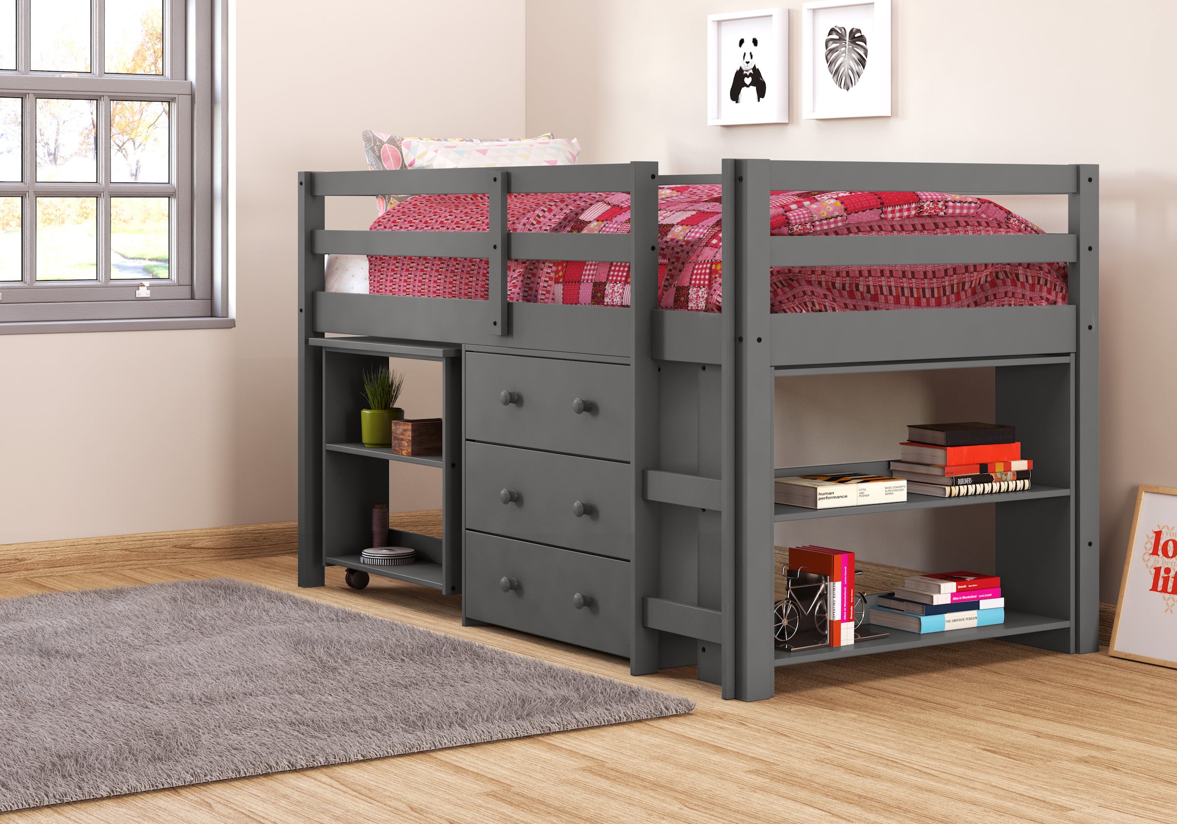 Low Loft Bed