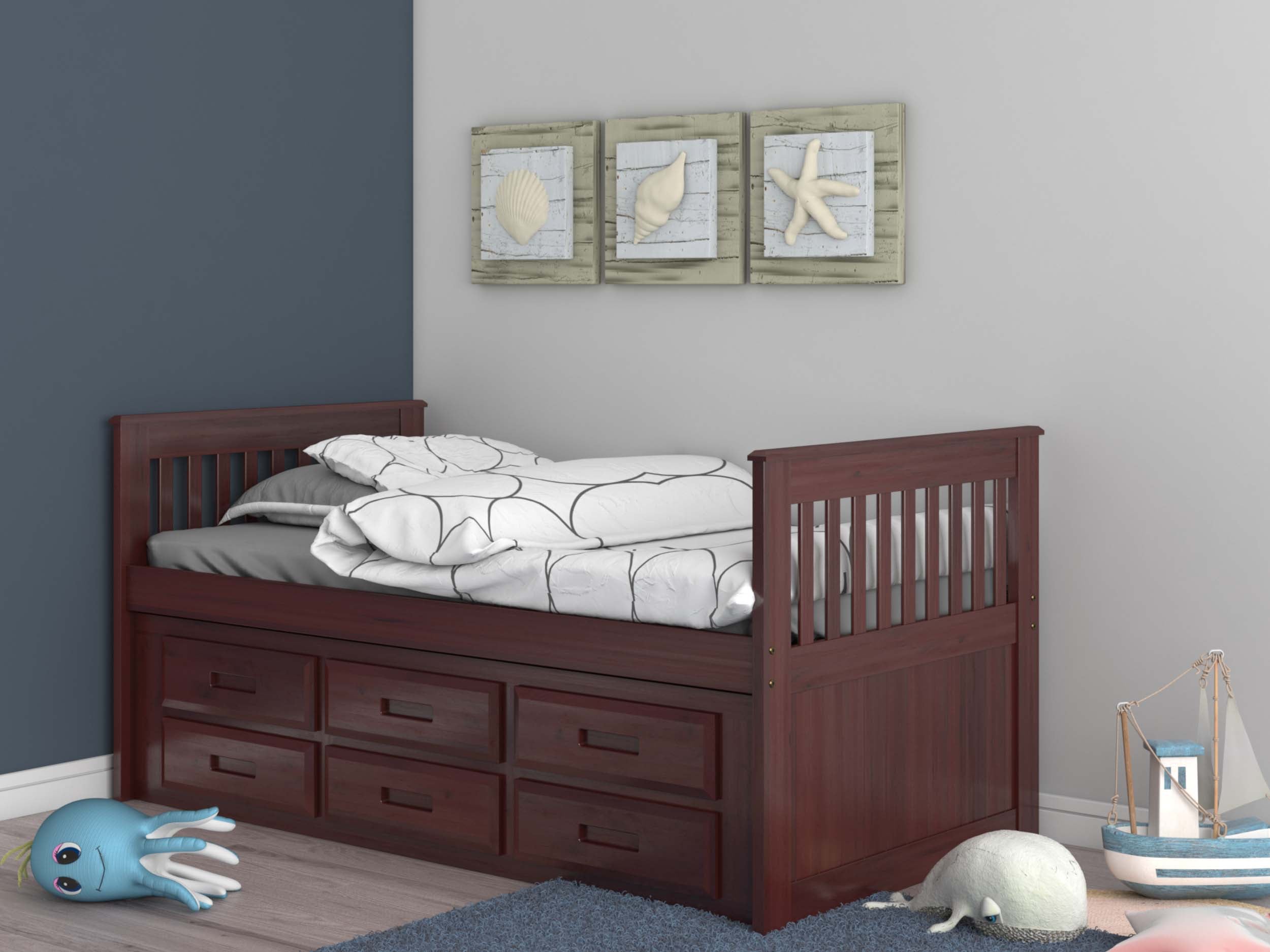 Twin Bed with Underbed Storage