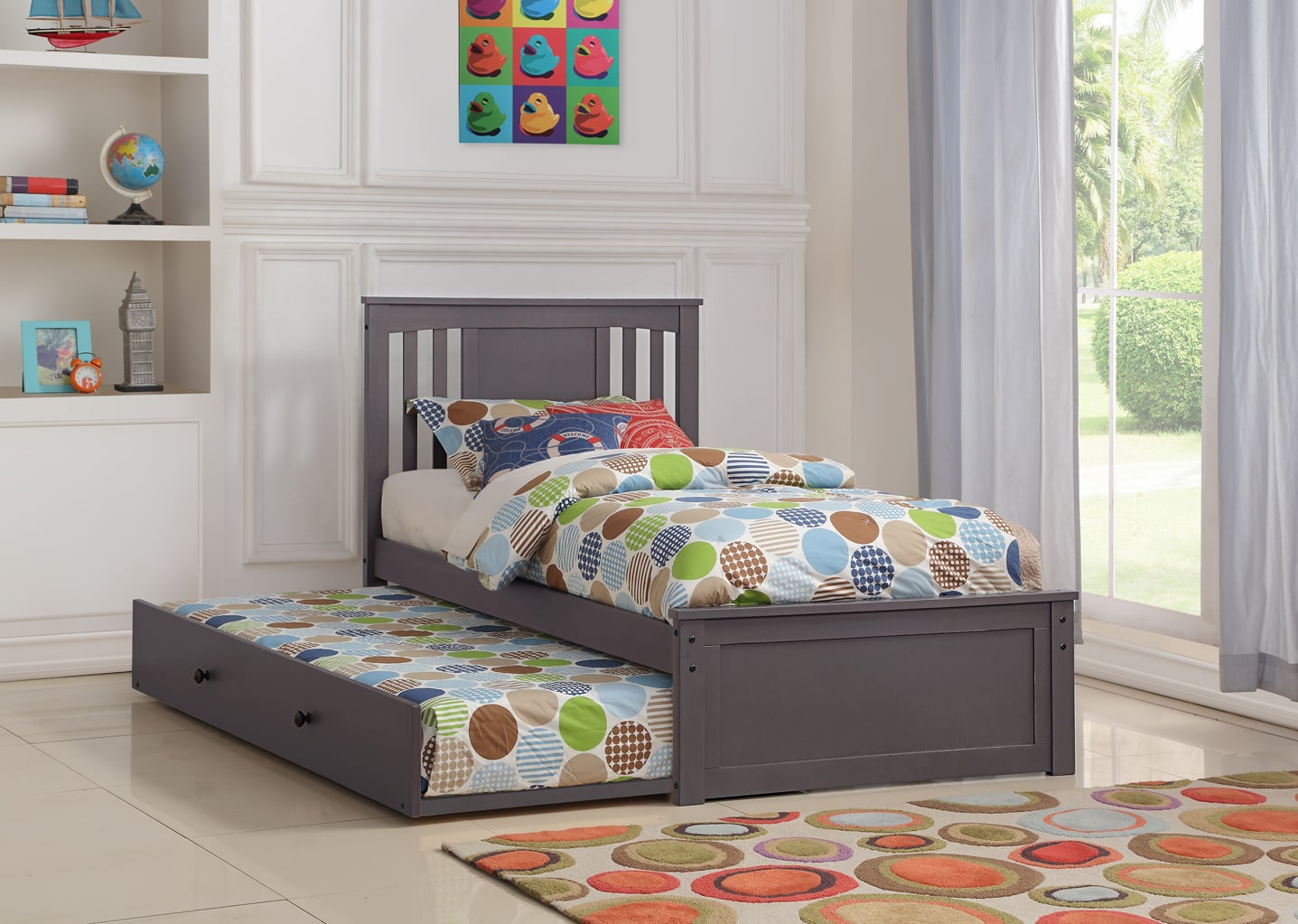Twin Bed with Trundle