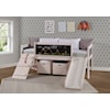 Donco Trading Co Loft Beds Twin Play Loft w/Toy Boxes
