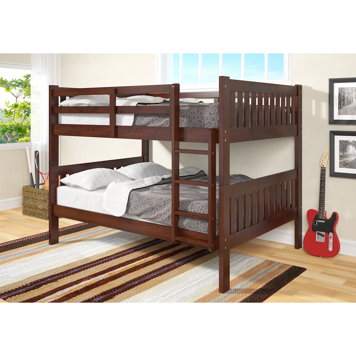 Donco Trading Co Donco Trading Co Full/Full Bunk Bed