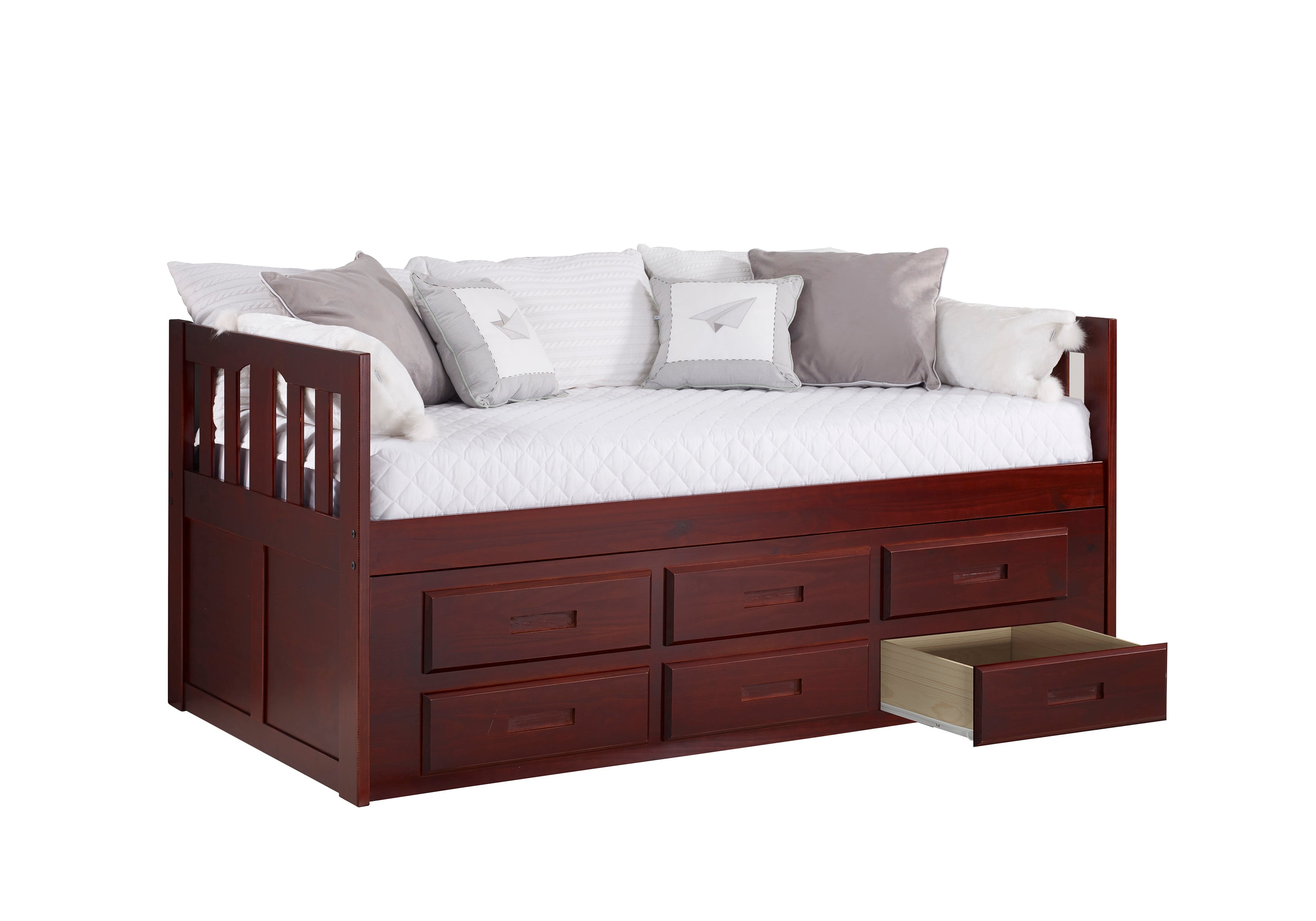 Twin Bed with Under Bed Drawers
