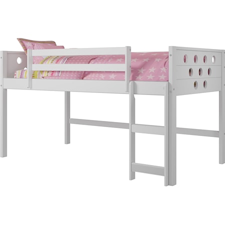 Loft Bedframe with Rails