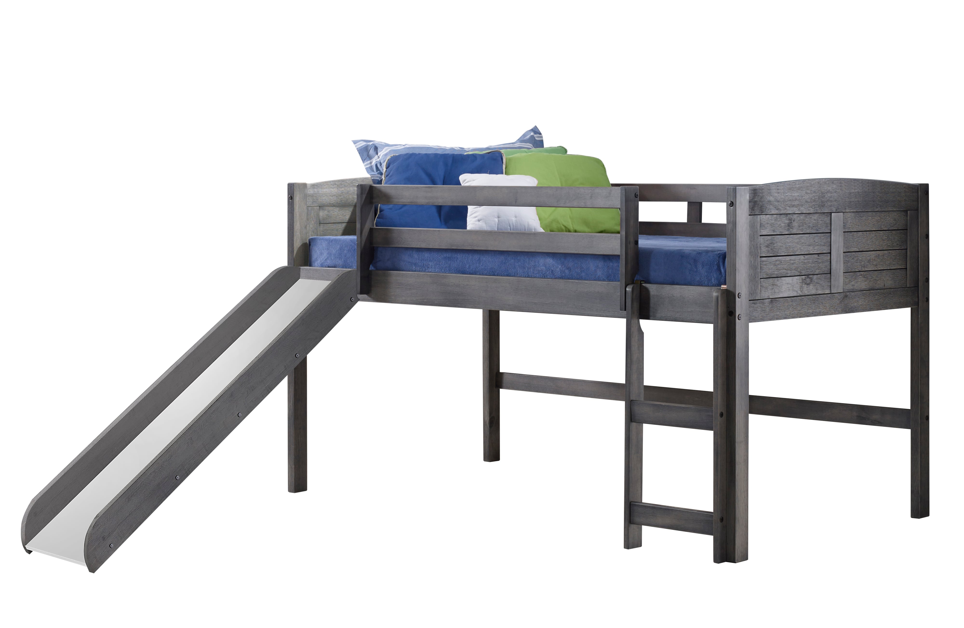 Twin Loft with Slide