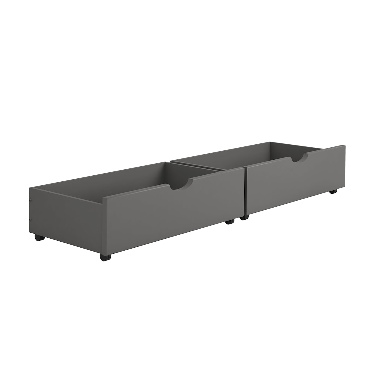 Donco Trading Co Donco Trading Co GREY SET OF 2 UNDERBED DRAWERS |