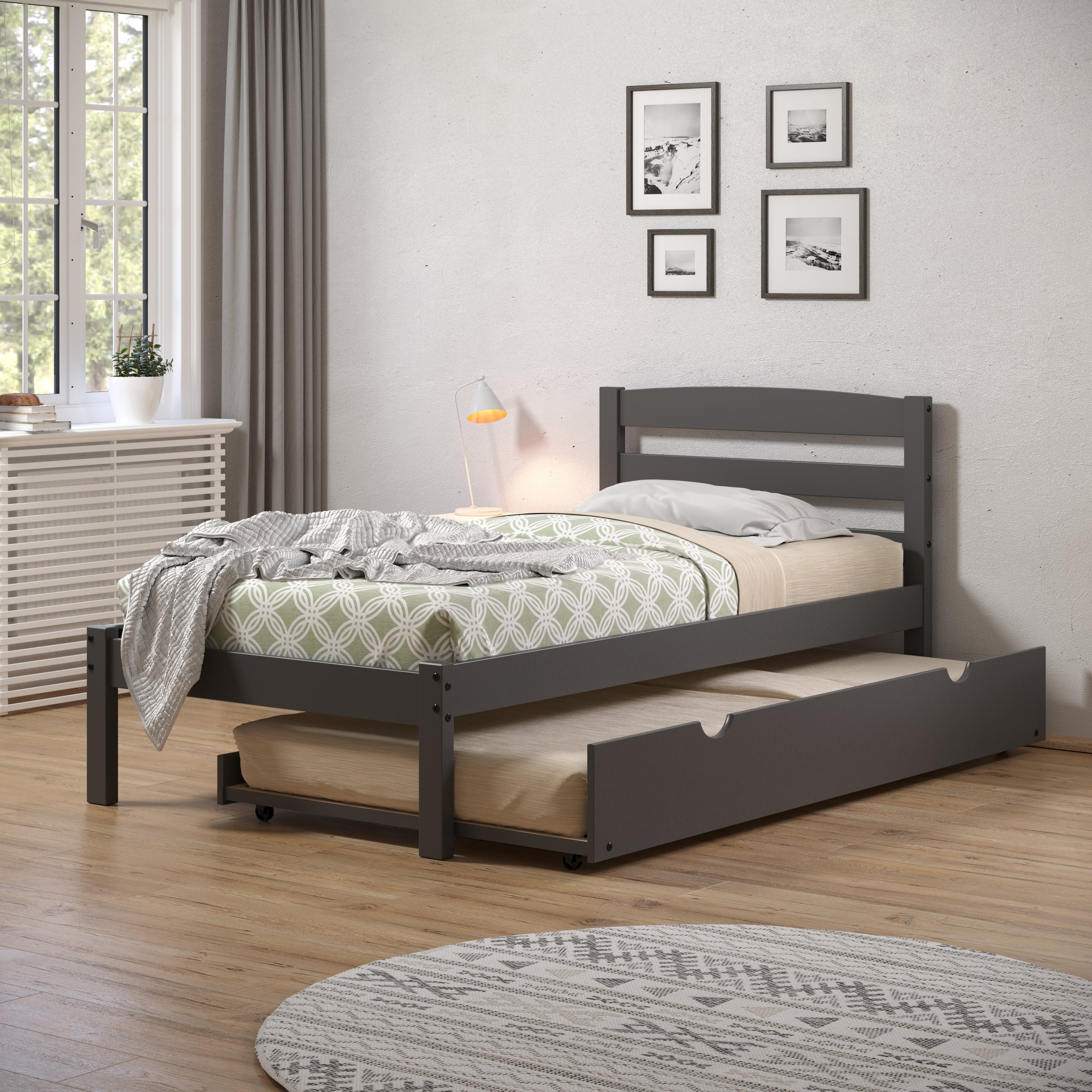 Twin Bed with Trundle