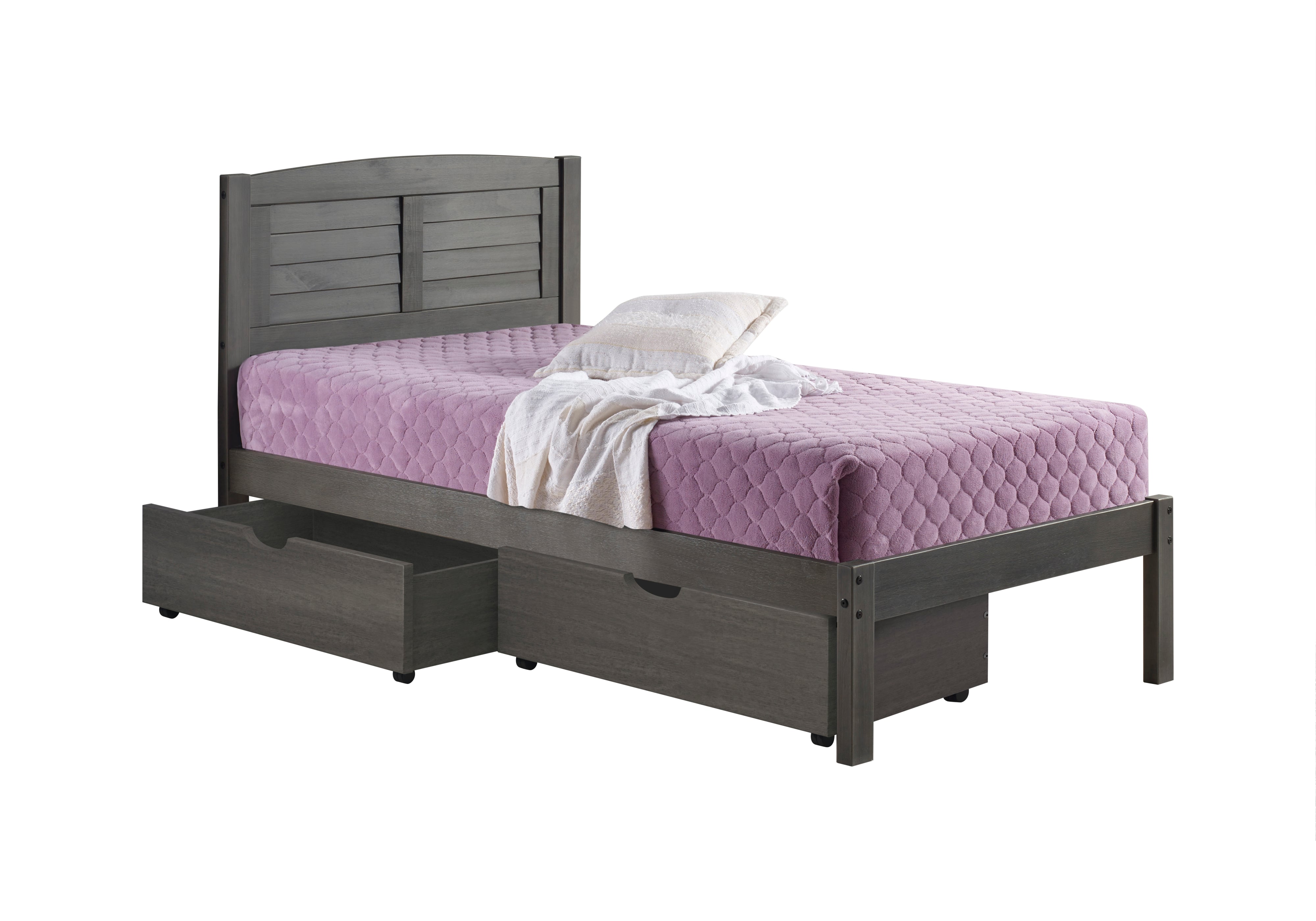 Twin Bed with Underbed Drawers
